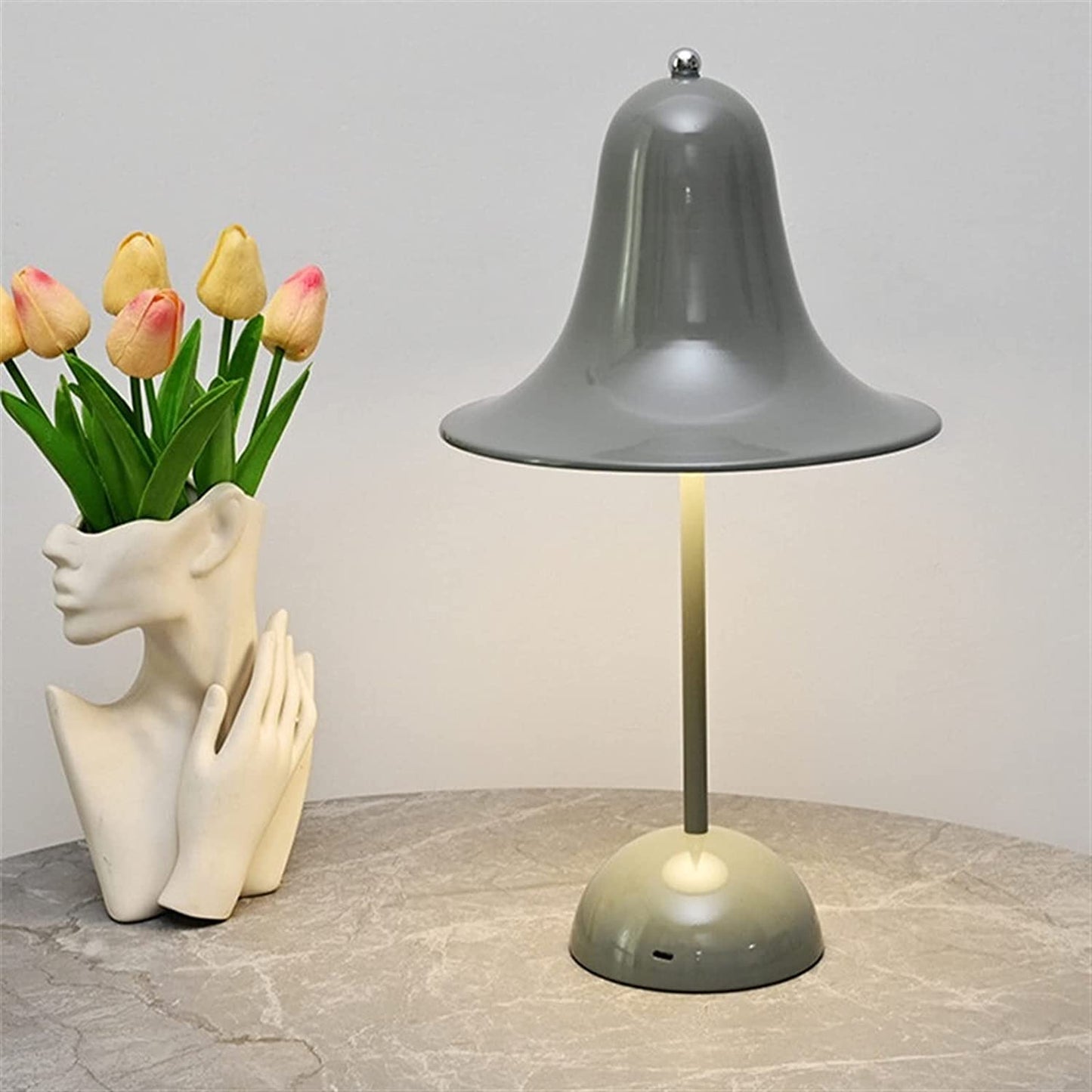 Luxora Jarass Touch-dimmbar Glockenform Tischlampe