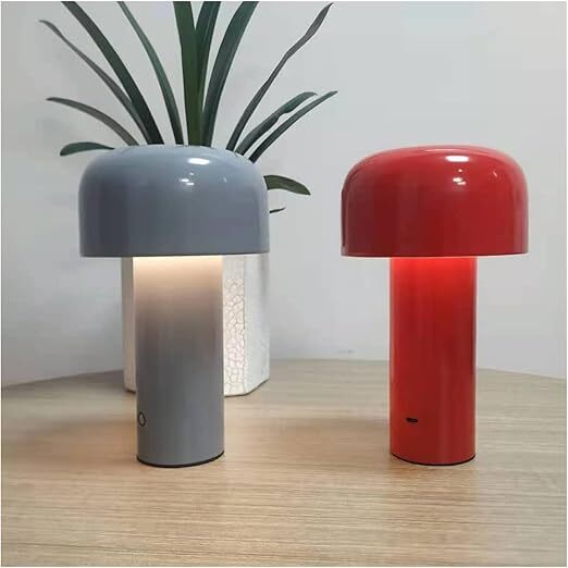 GlowMush - USB wiederaufladbare Nachttischlampe mit dimmbarem Licht