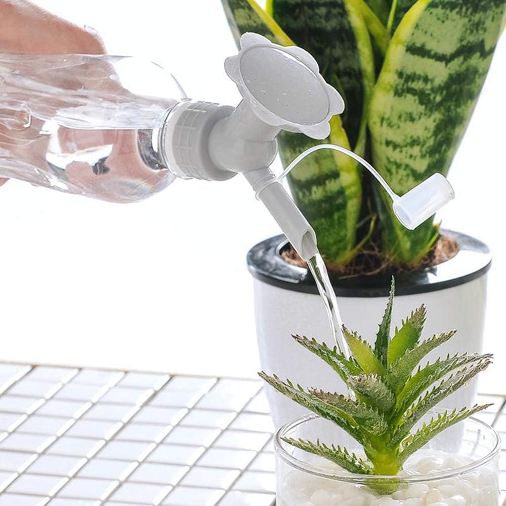 2-in-1 Doppelkappen Flaschen Sprühdüse – Mini Sprühkopf für Gartenbewässerung