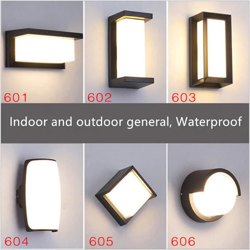 Europäische Moderne Wandleuchte - Wasserdichte LED-Wandleuchte für Balkon, Terrasse & Garten