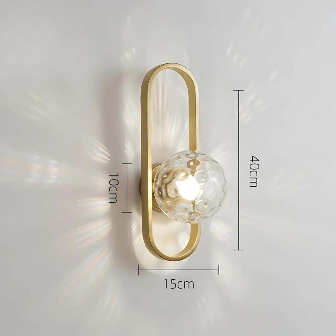 Wandleuchte Camille – Elegante LED-Lampe aus satinierte Glas für eine moderne Beleuchtung
