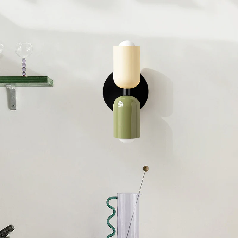 Wandleuchte Modern Dual Glass Wandlampe