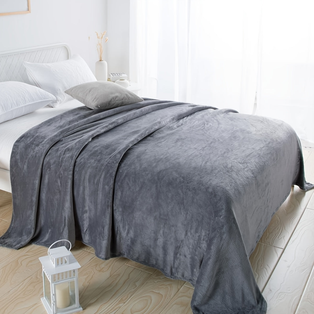 Garduru Flanellplaid – Kuschelige Decke für Sofa & Reisen