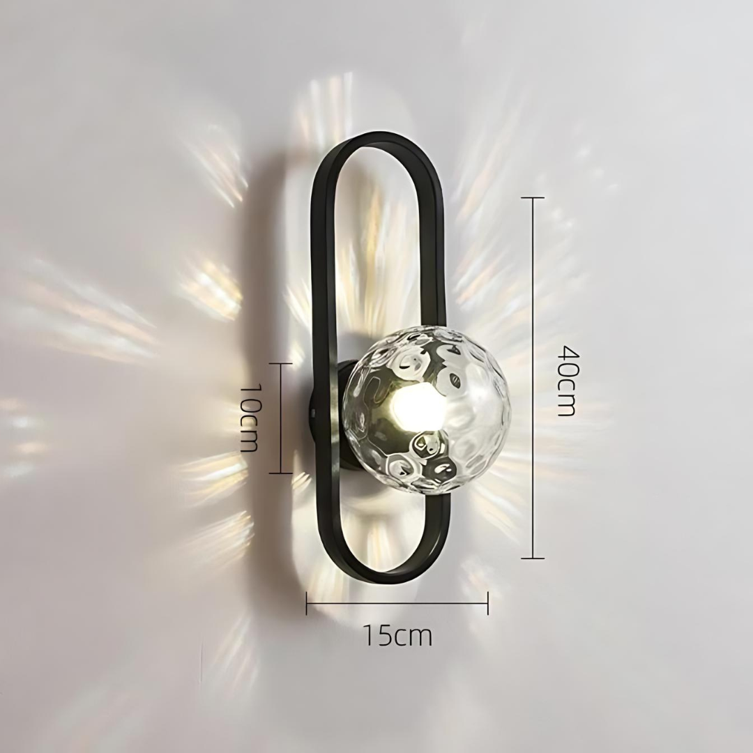 Wandleuchte Camille – Elegante LED-Lampe aus satinierte Glas für eine moderne Beleuchtung