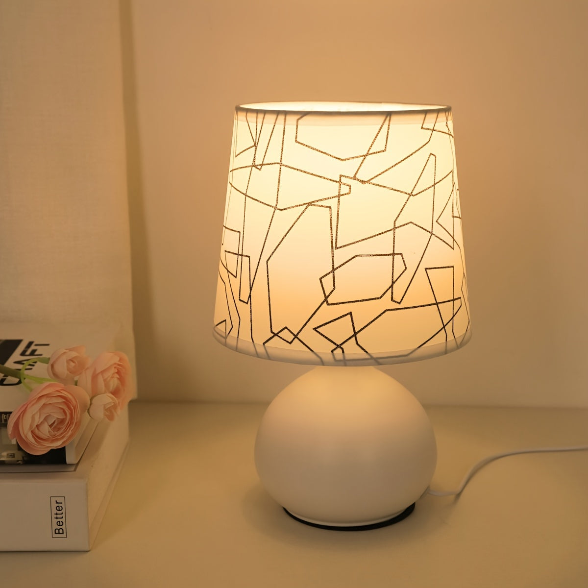 Geometrische Stil Tischlampe - Modern und Stimmungsvoll