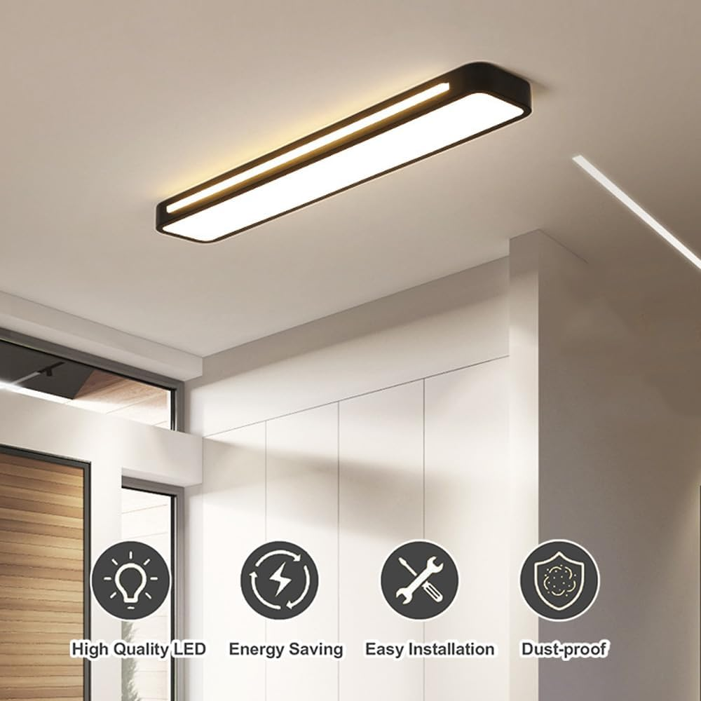 Nordic Minimalist Lange LED Deckenleuchte