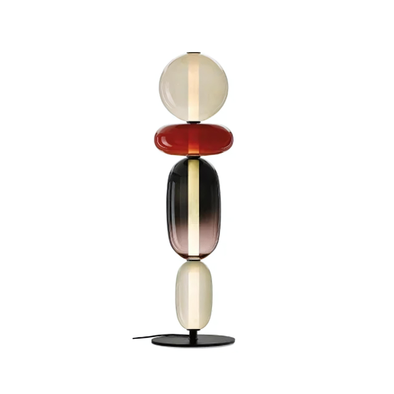 Bunte Glas-Stehlampe für Wohnzimmer, Büro oder Schlafzimmer Dekor