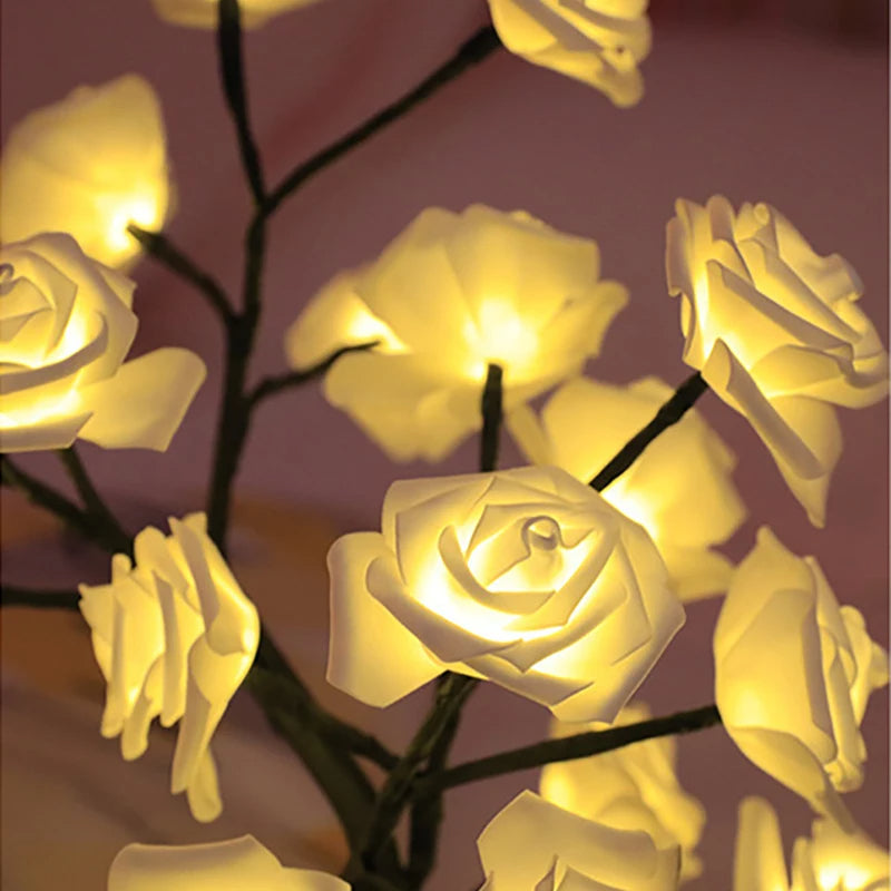 Garduru-Tischlampe mit romantischem Lichtschein