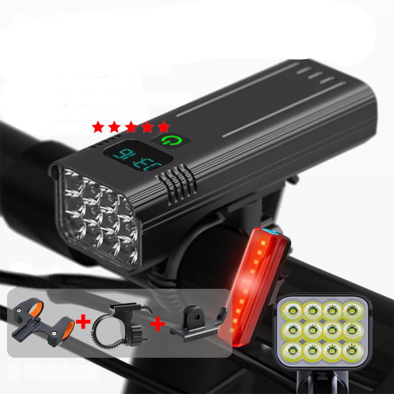 Garduru Power Beam – Ultrahelle Fahrradlampe mit 5000 Lumen & 10000-mAh-Akku