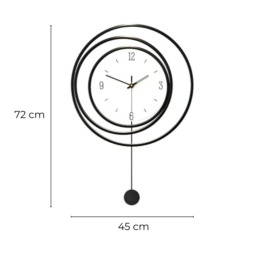Garduru Minimalistische Wanduhr für Stilvolles Wohnzimmer