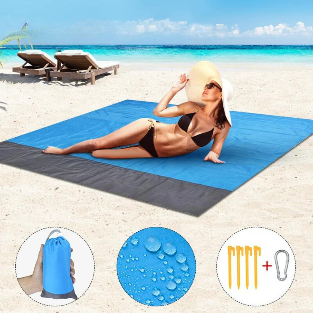 Garduru - Wasserfeste Strandmatte, tragbare Picknickdecke für draußen