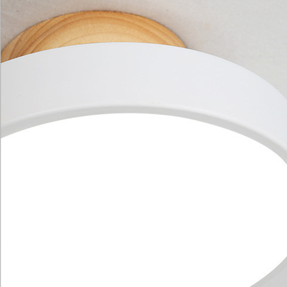 LED Deckenleuchte Holz Flush Mount Leuchte