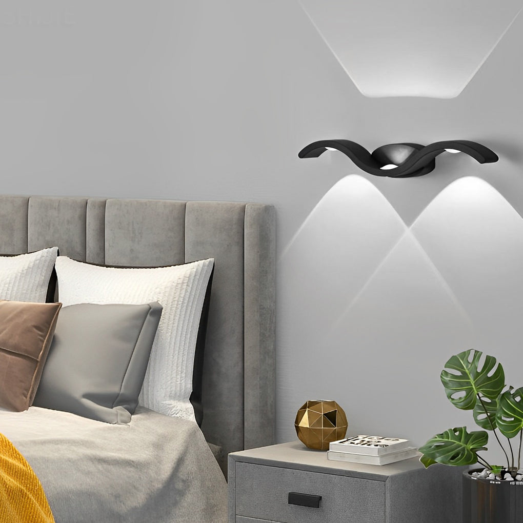 Wandleuchte Modern Außen LED Hoch-Und-Runter Lampe