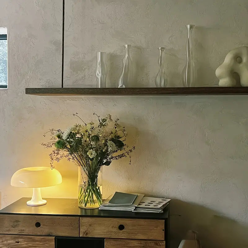 Portable Luxuriöse Pilz-Fell Lampe mit Sensor | ShroomLux