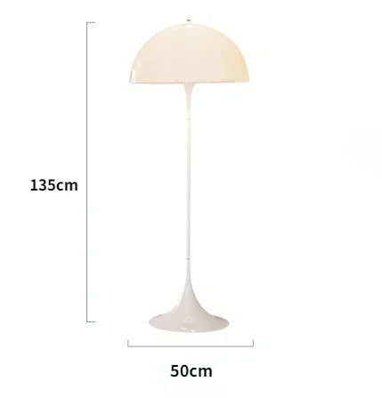 Retro Dänische Tischlampe/ Stehlampe - Ikonisches Pilzdesign für moderne Räume