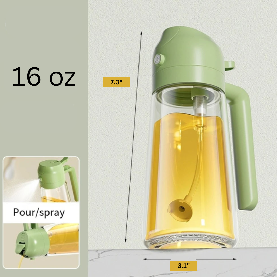 2-in-1 Glas Öl Sprühflasche
