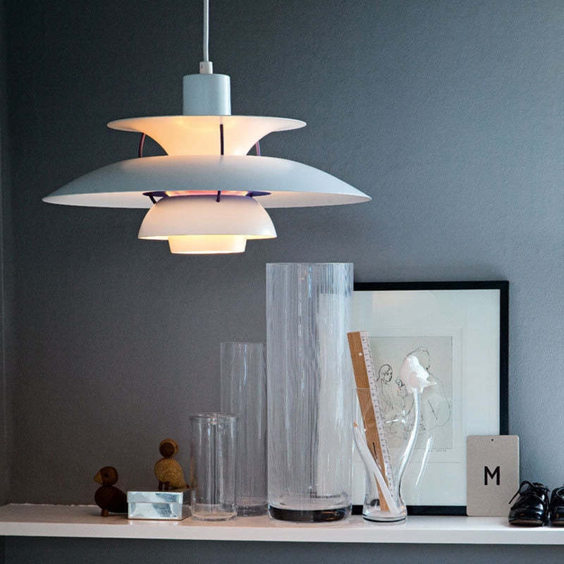 LED Hängeleuchte Morandi – Modernes Design aus farbigem Metall