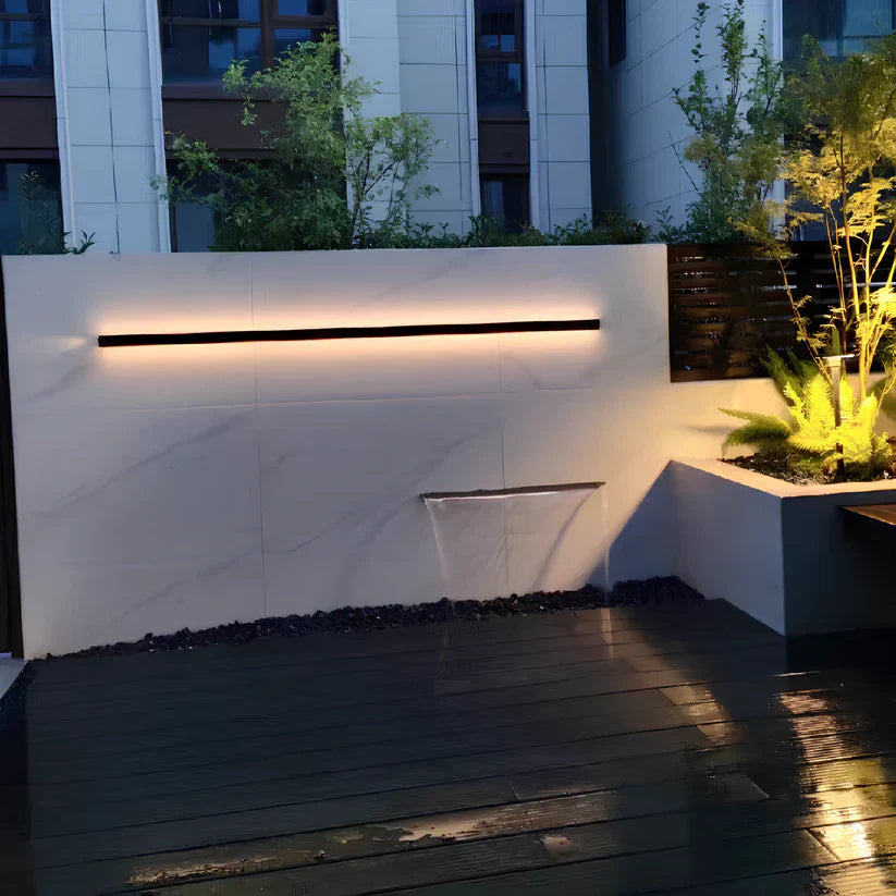 Outdoor Wandleuchte Aluminium Modern LED Wandleuchte