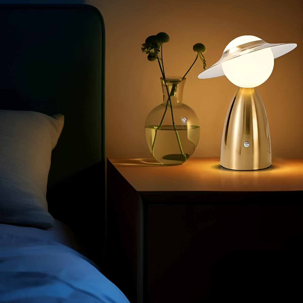 Garduru - Tragbare LED-Tischlampe mit Akku & Touch-Funktion für gemütliche Atmosphäre