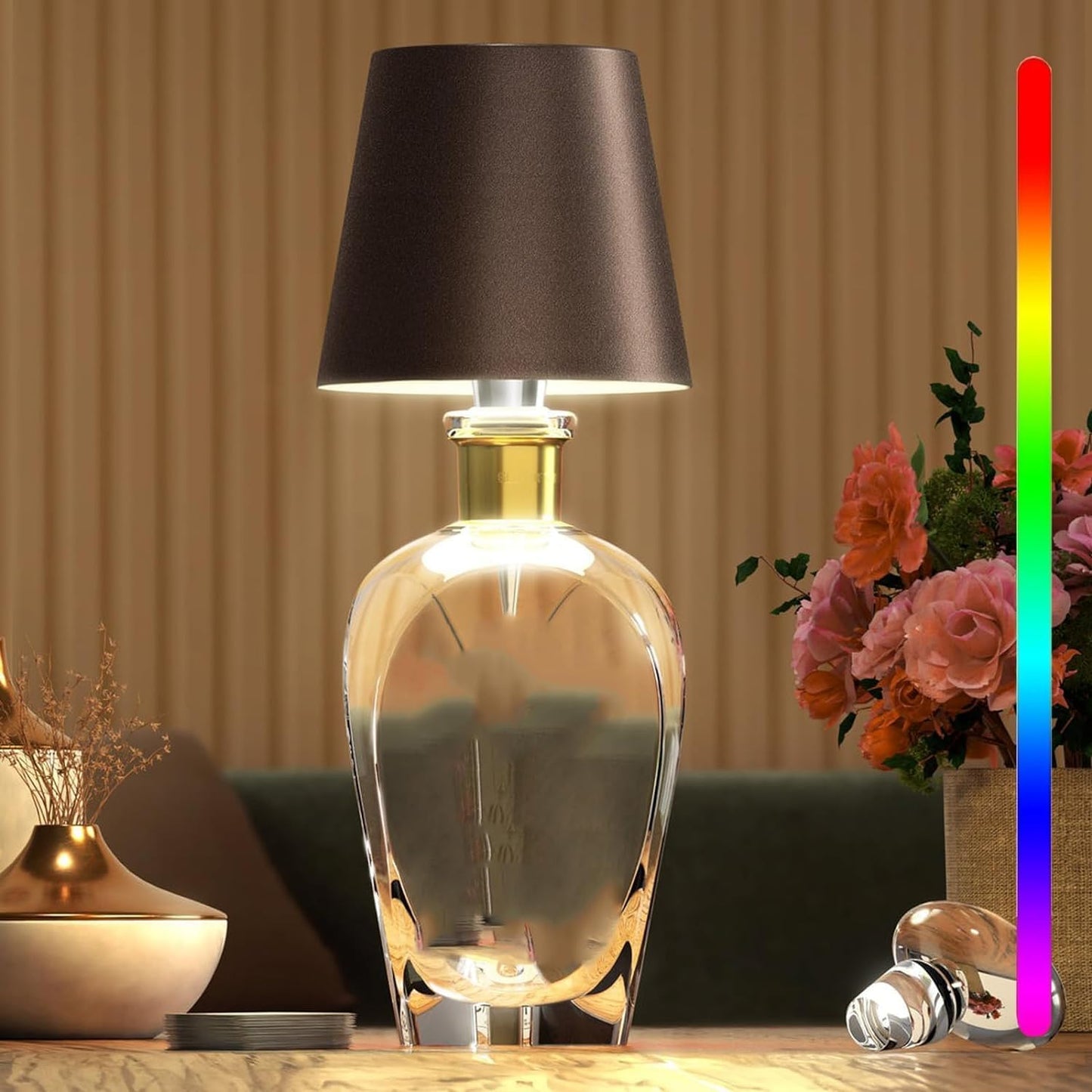 Tischlampe Flasche Stil Touch wiederaufladbares Licht
