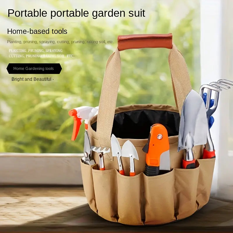 Gartengeräte-Set mit Tragetasche - 10-teiliges Set für effiziente Gartenpflege