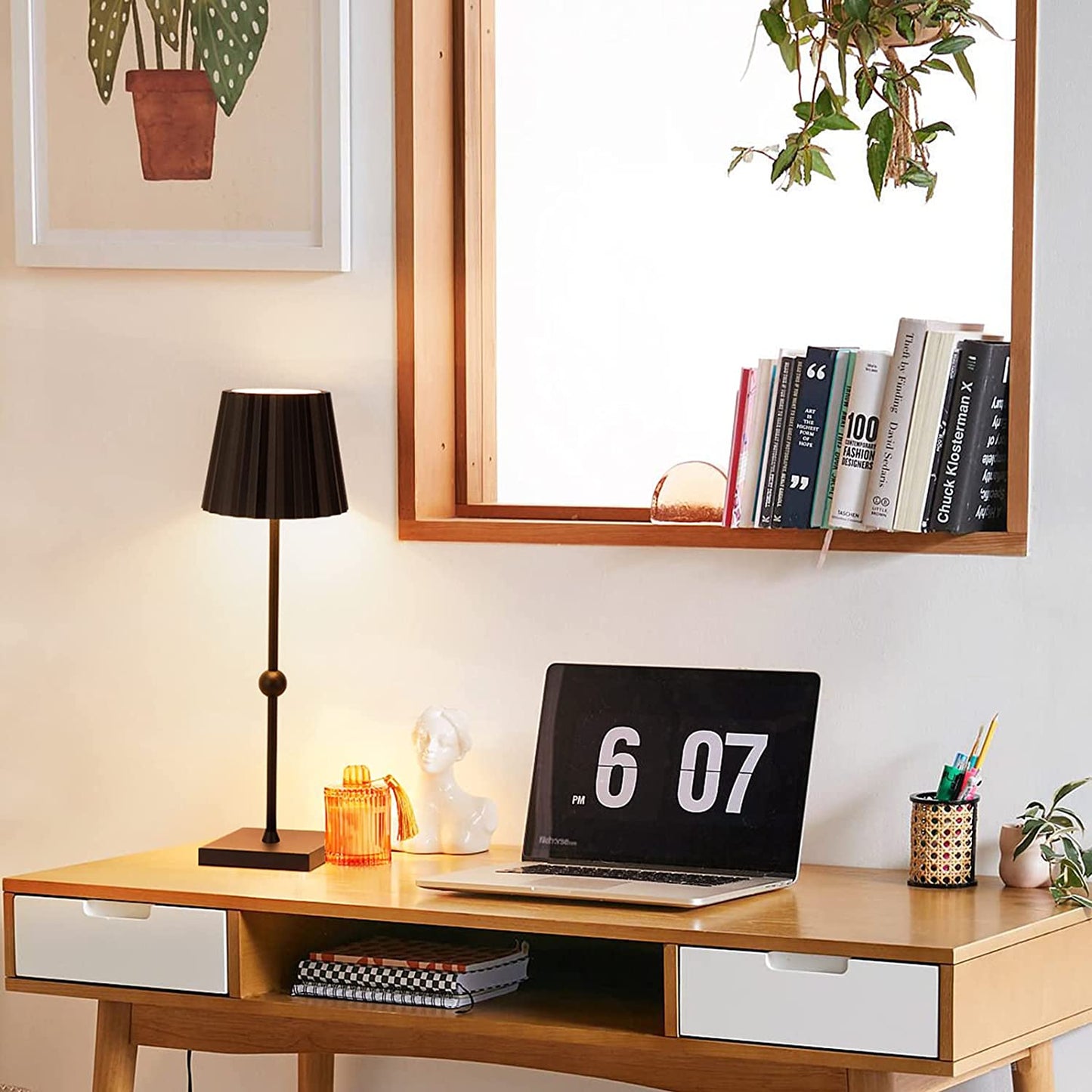 Stufenlose tragbare Tischlampe – Minimalistisches Design, 3-Farben dimmbar, wasserdicht