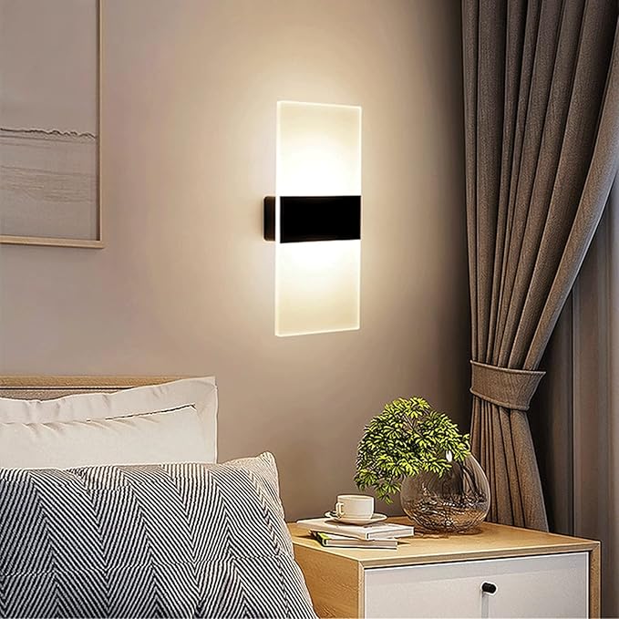 LumaGlow - USB wiederaufladbare LED-Wandleuchte mit Touch-Sensor