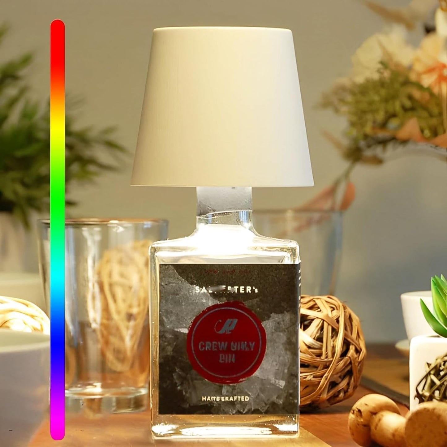 Tischlampe Flasche Stil Touch wiederaufladbares Licht