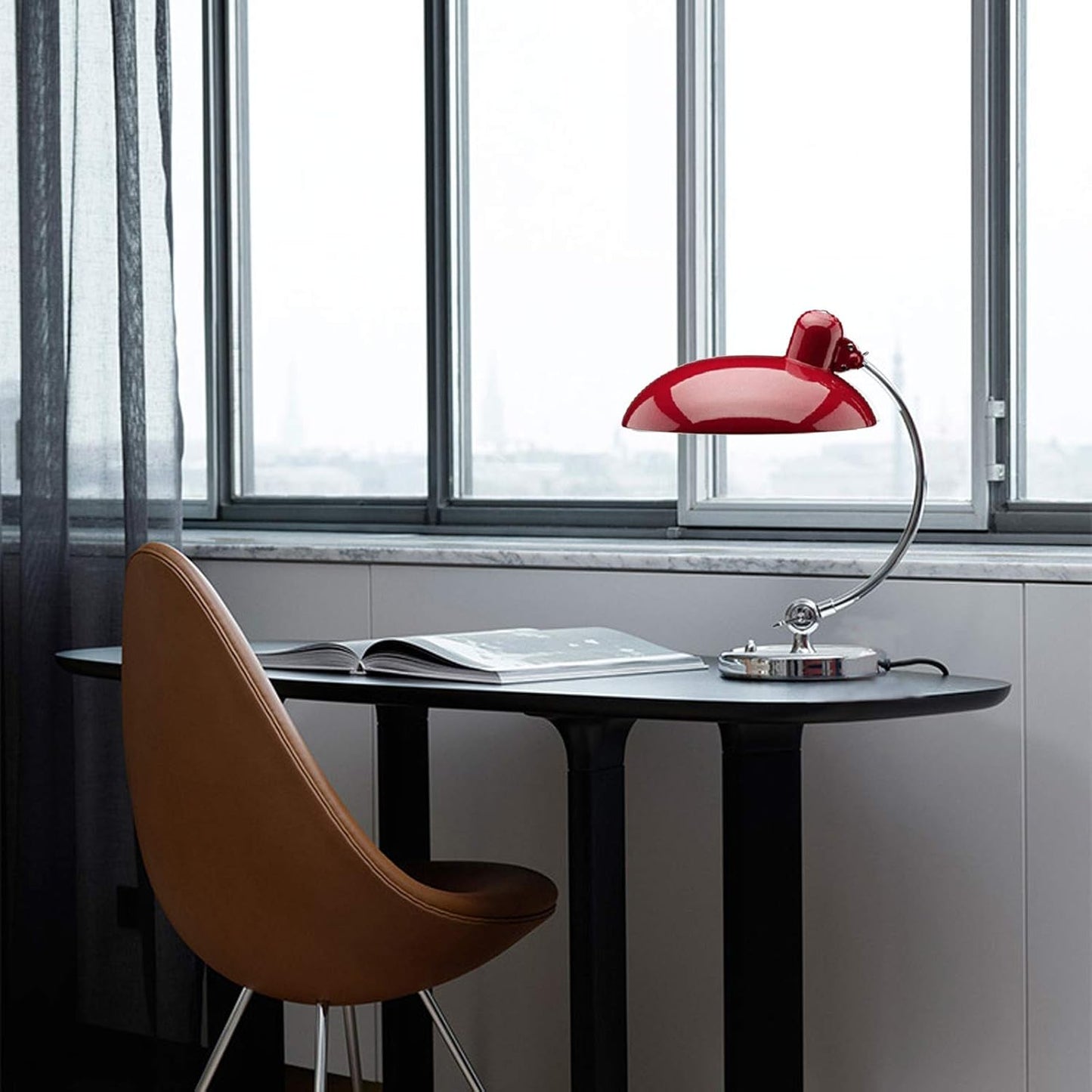 Nordlux Bauhaus Tischlampe - Minimalistisches Nordisches Design für Wohn- und Schlafzimmer