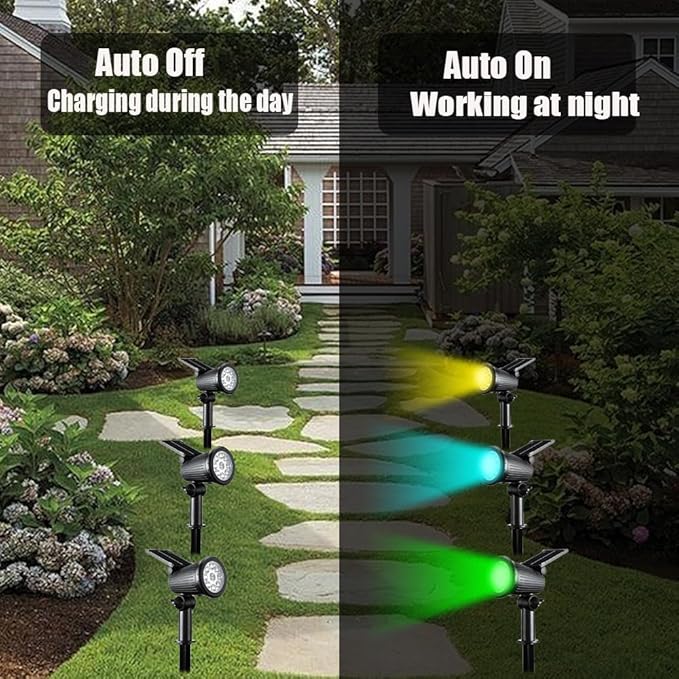 LED Solar Spotlight Lichter für den Garten
