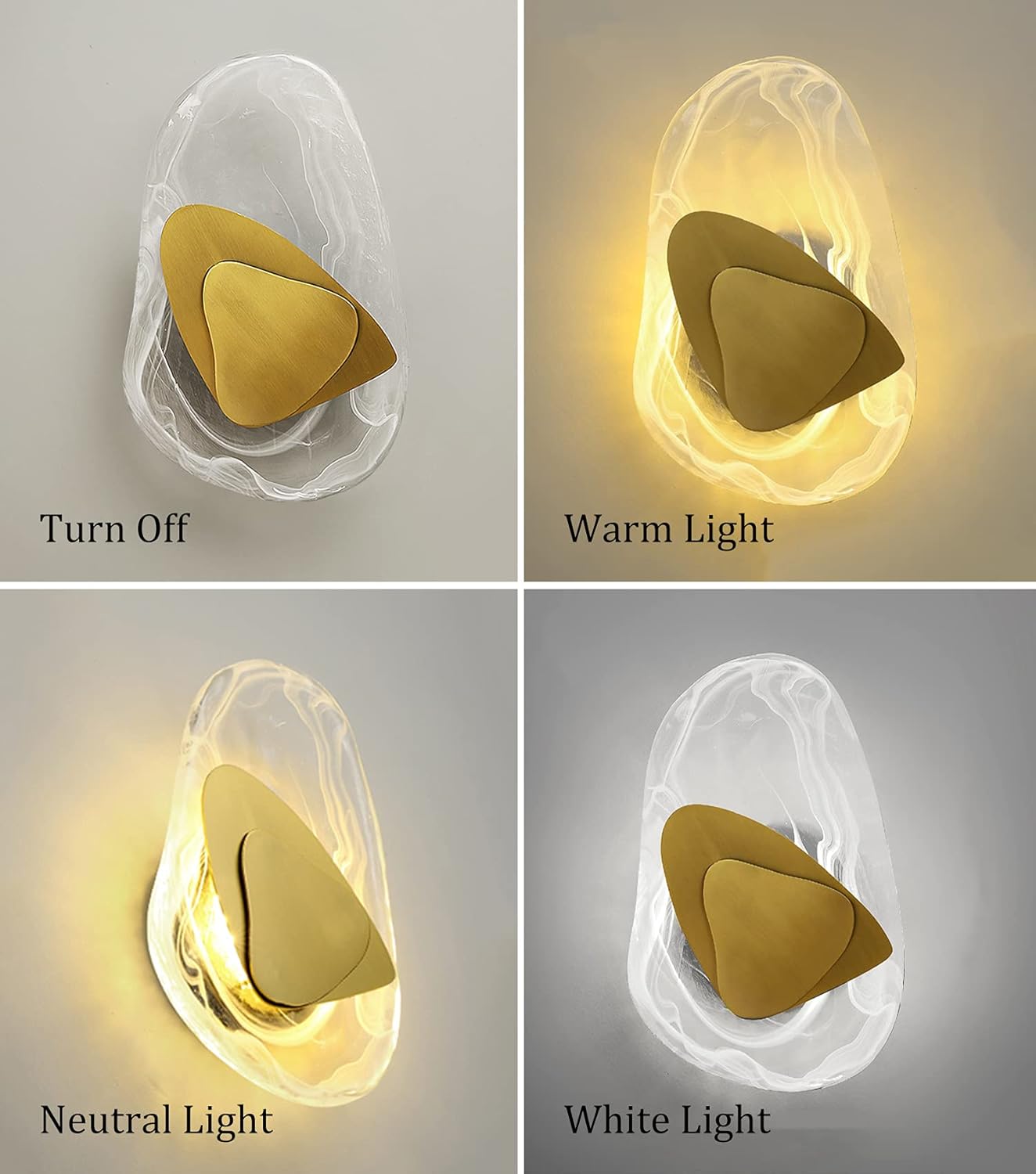 Moderne LED-Wandlampe aus Glas – Elegantes und Minimalistisches Design für Innenräume