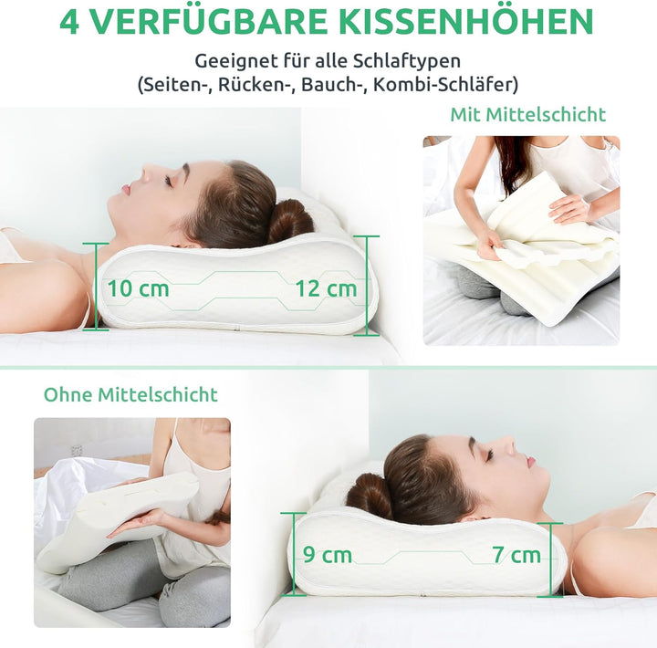 Ergonomisches Orthopädisches Nackenkissen