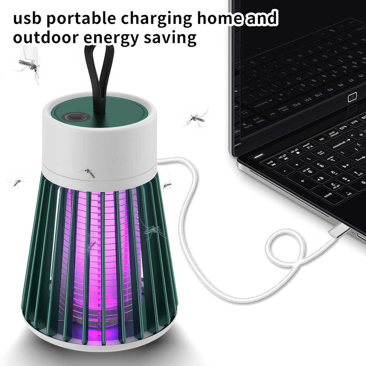 ZapPro Mückenfalle - USB wiederaufladbar Innen- & Außen UV Licht