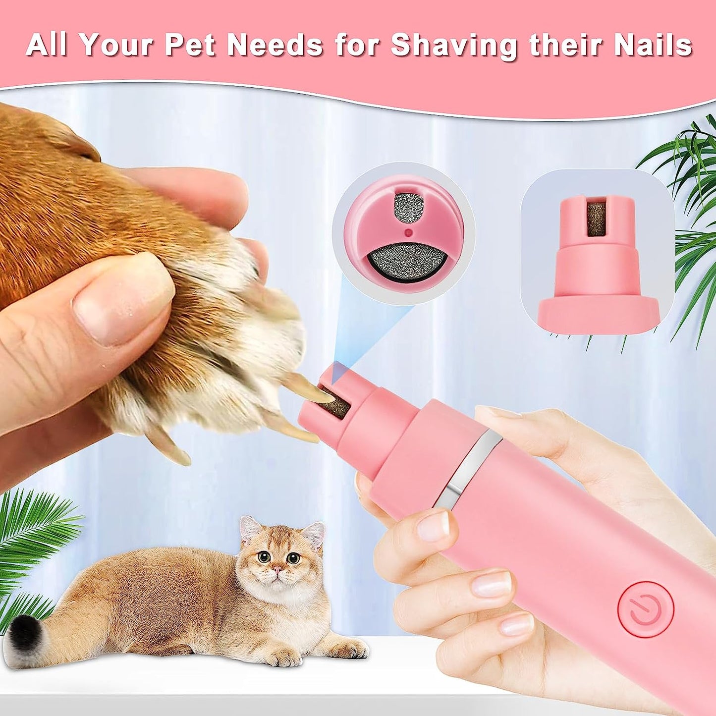 Hundefriseur Clippers Set Hund Haarschneider - Niedriges Geräusch Haustier Clippers