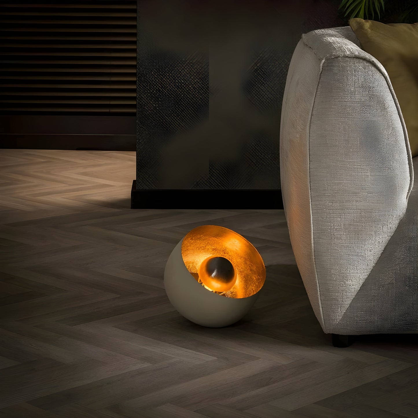Garduru Light - Elegante Runde Stehlampe