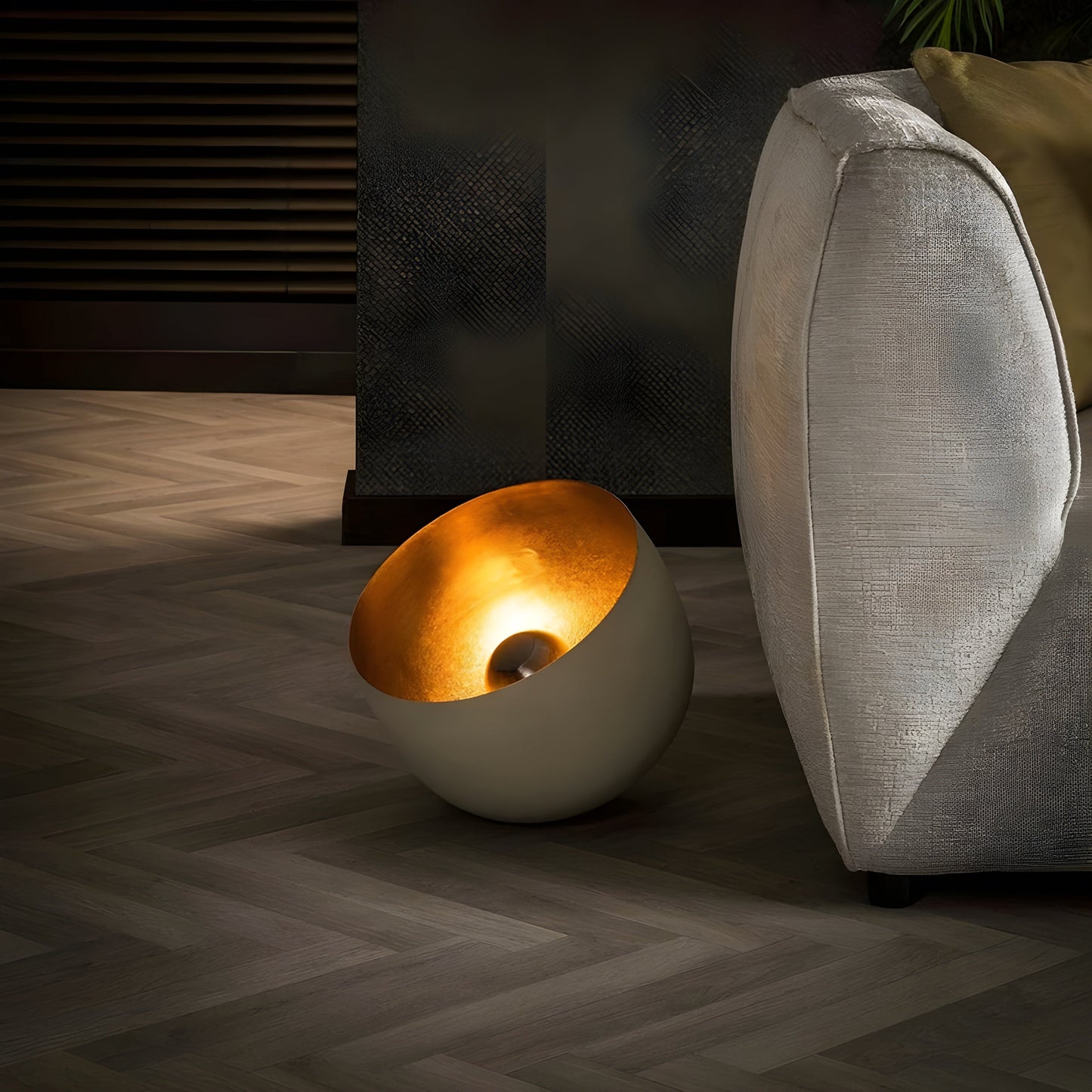 Garduru Light - Elegante Runde Stehlampe