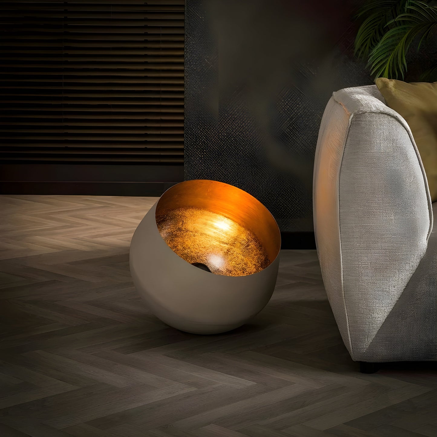Garduru Light - Elegante Runde Stehlampe