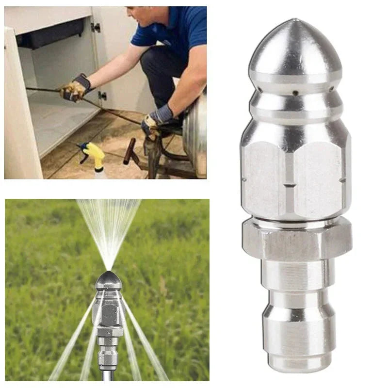 Royaleva Hochdruckreiniger Abfluss Jetter Düse mit 1/4'' Schnellverbinder
