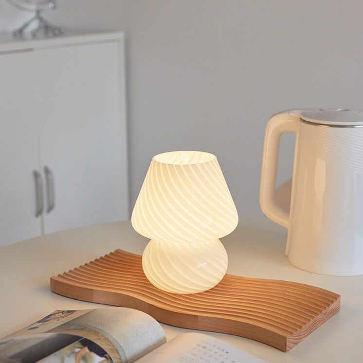 Murano Pilz Tischlampe