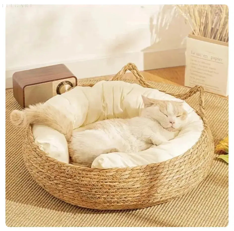 Garduru - Flauschiges Kuschel-Katzenbett für ultimativen Komfort