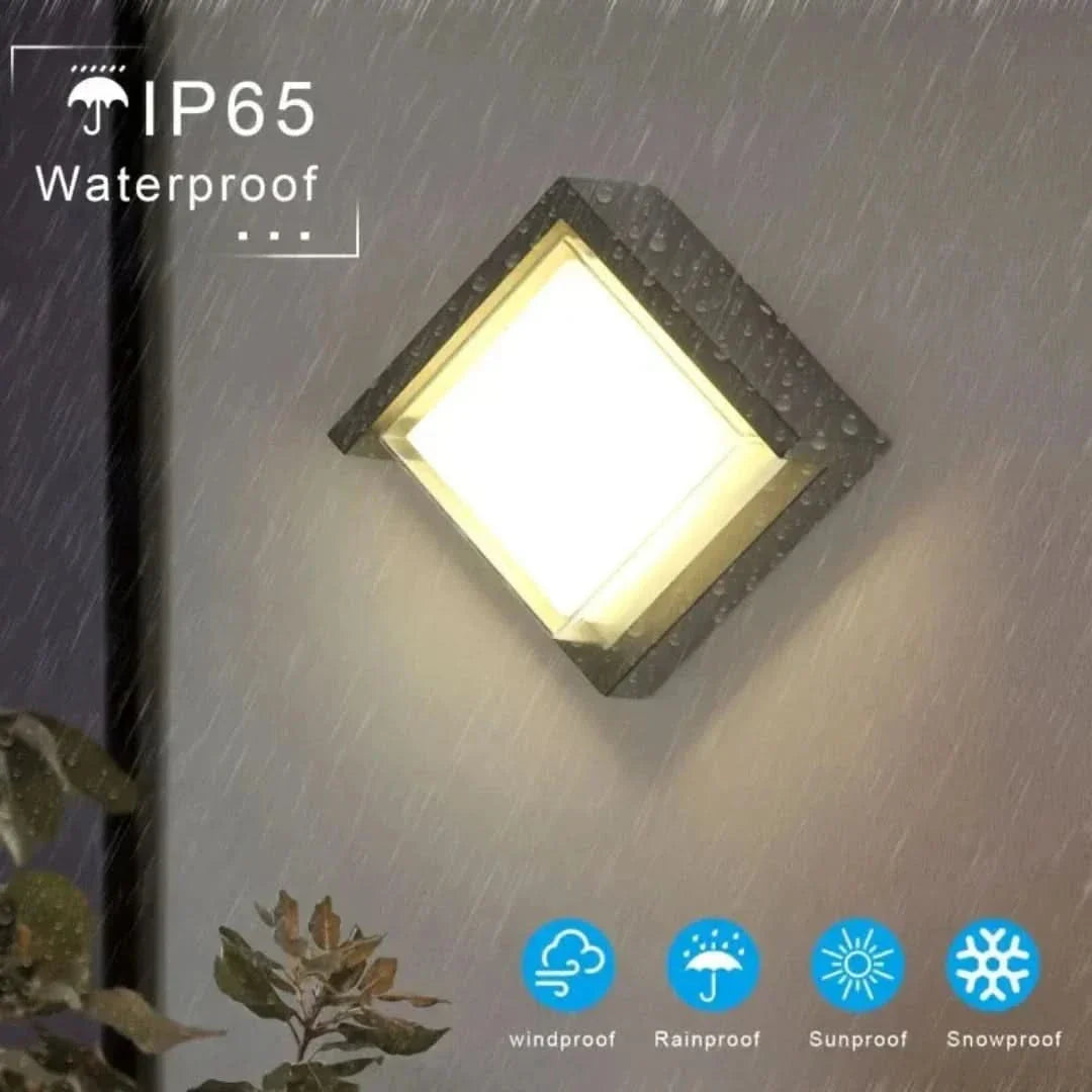 Garduru - Wetterfeste LED-Wandlampe für Außenbereiche mit einfacher Montage