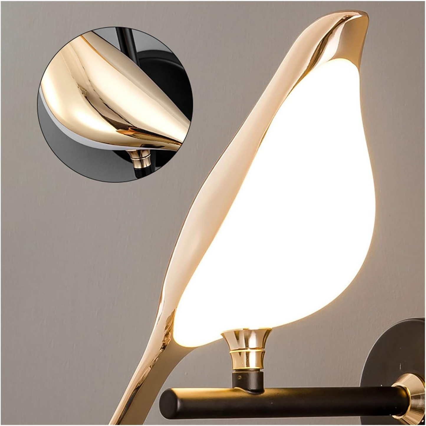 Royallure LED Wandleuchte - Elegantes Vogel-Design für moderne Innenräume