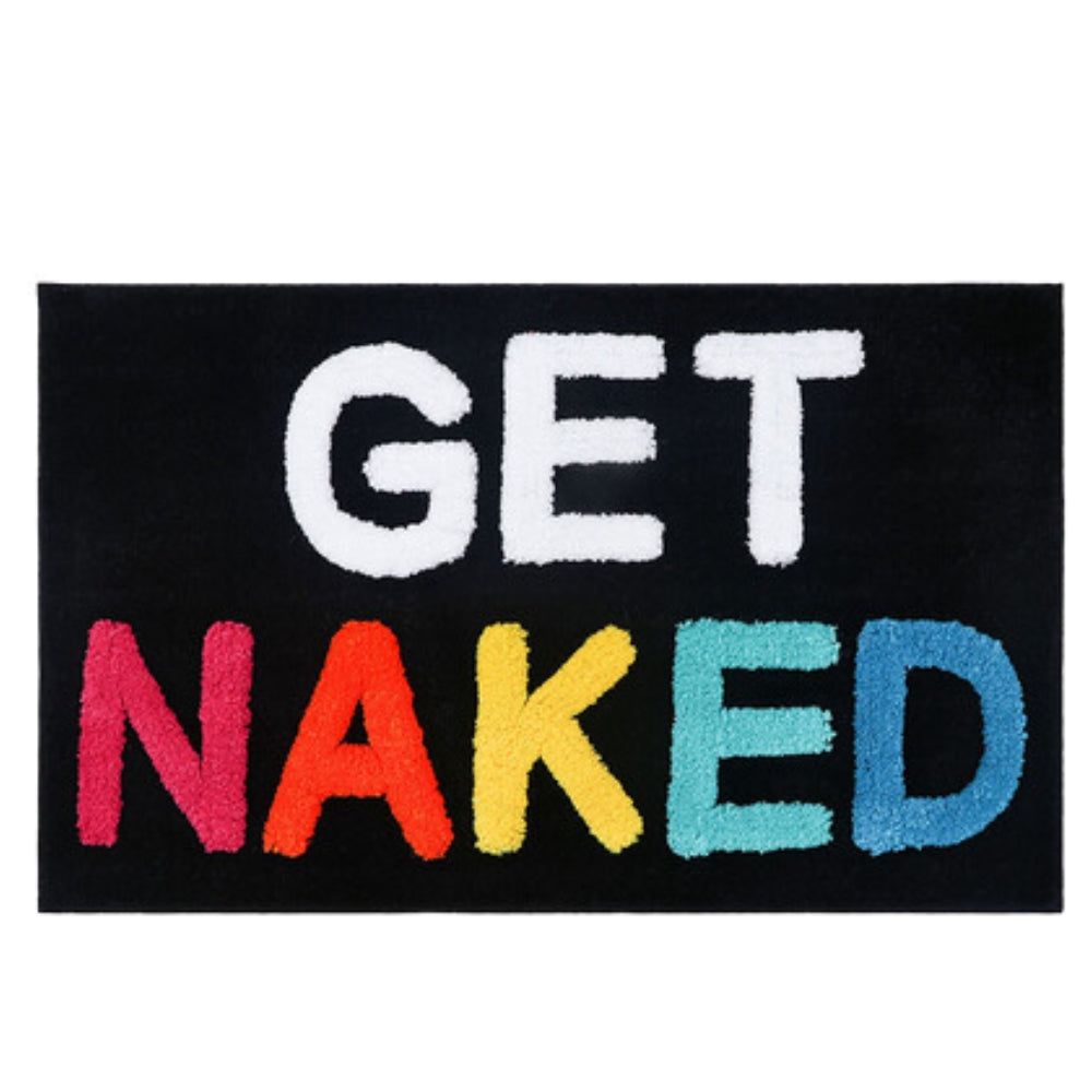 "Get Naked" Lustige Badezimmermatte