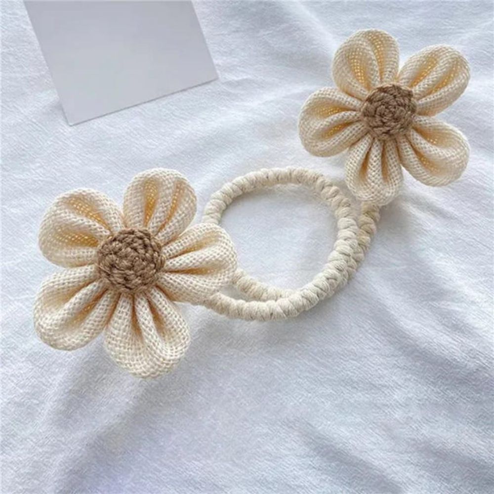 Garduru florale Hanf-Vorhang-Bindegurte im 2er Set