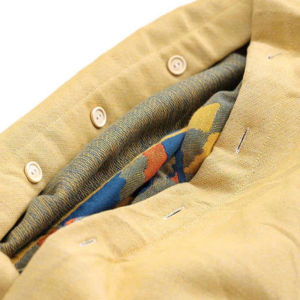 Nordic Sun Print Knopf Baumwollkissenbezüge (2 Stück)