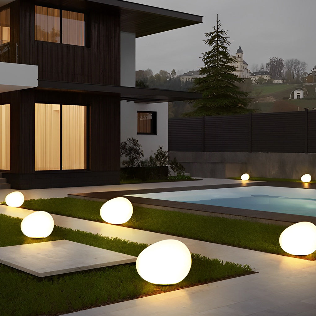 Outdoor-Lichter Moderne LED Stein Gartenlampe
