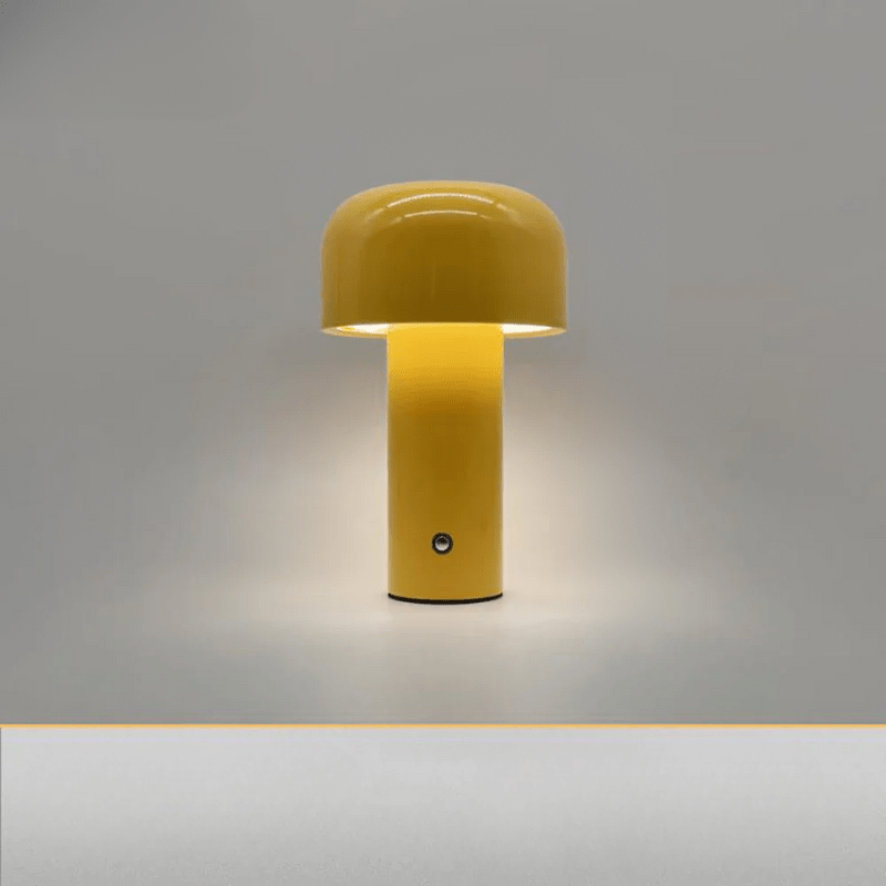 Tischlampe MushroomGlow – Design Champignon & Kabelloses Licht
