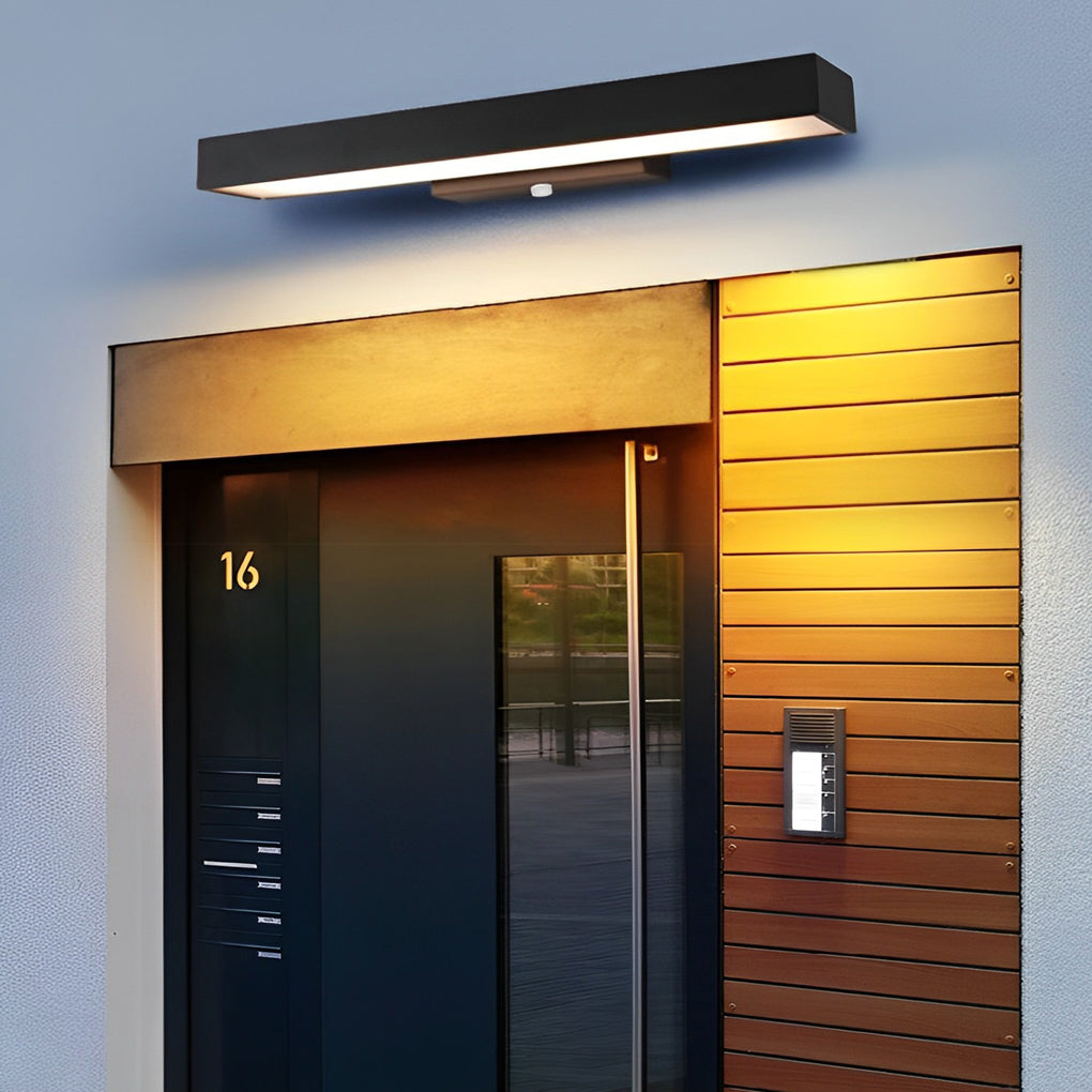 Outdoor Schwarze Edelstahl Wandleuchte