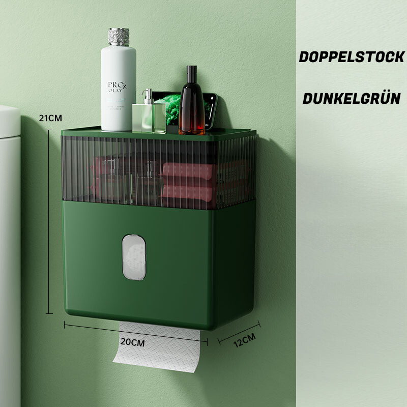 Luxus Toilettenpapierbox - wasserfest, Stauraum, Hygiene