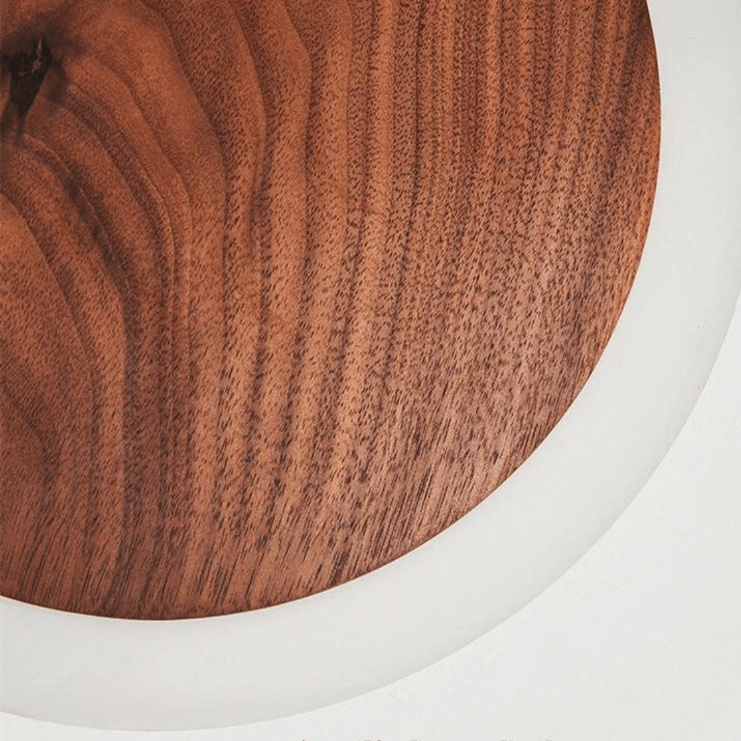 Nordic Walnut LED Wandleuchte - Moderne Holz Akzentbeleuchtung
